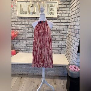 Zara chiffon halter neck dress